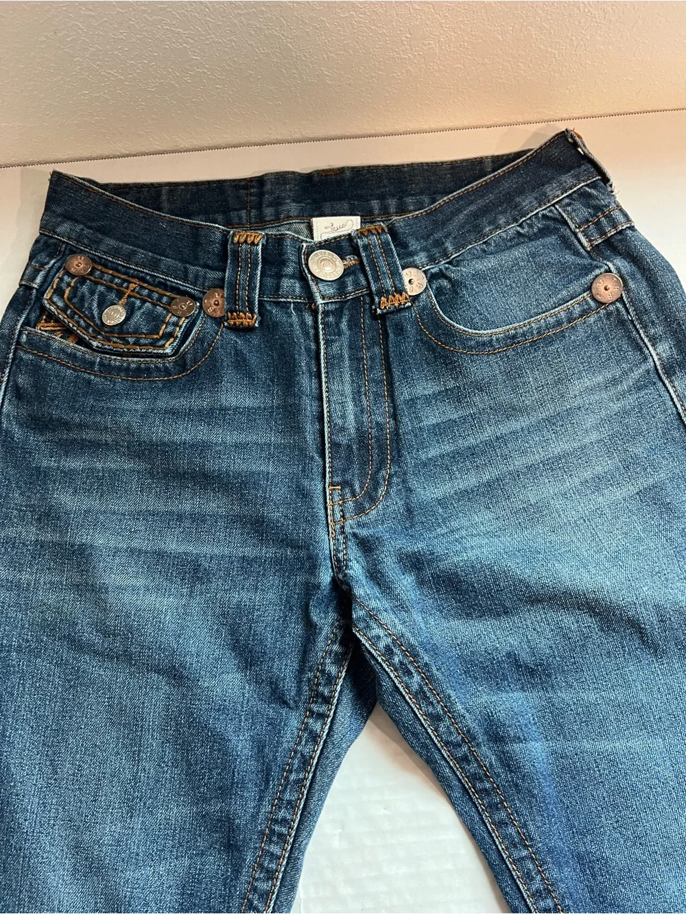 True Religion Joey Super T Bootcut Mens Jeans Size 30x33 Medium Wash USA